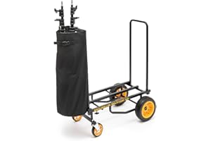 Rock-N-Roller Handle Bag with Rigid Bottom for R8, R10, R12 Multi-Carts (RSAHBR8), Black
