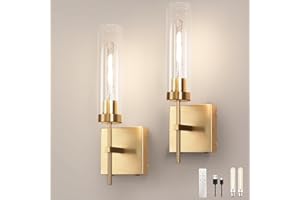 Loiogohot Wireless Sconces,Battery Operated Wall Sconce 15000mAh Infinitely Dimmable with Remote Control Endurance 200 Hours Fast Charging,Wall Sconce for Bedroom Living Room Hallway