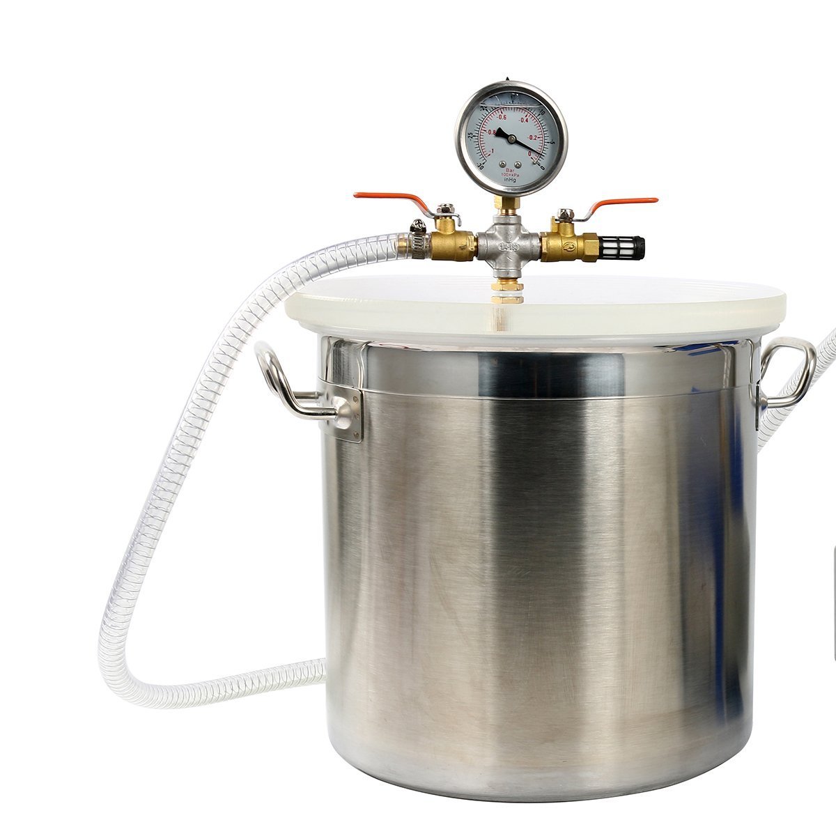 YaeTek 2 Gallon Stainless Steel Vacuum Chamber kit for Degass Urethanes