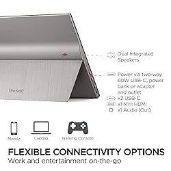 ViewSonic TD1655 15.6 Inch 1080p Portable Monitor