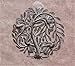 Small Tree of Life with Birds, Leaving The Nest, Handmade in Haiti, 15 x 15 Inches Metal