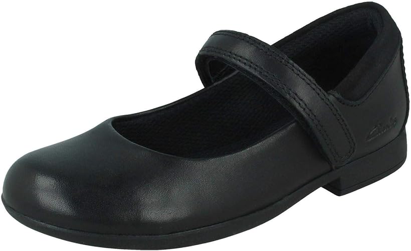 clarks black toddler shoes
