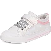 ToandonToddler Kids Sneakers Sparkle Fashion Glitter Sequins Canvas Shoes