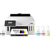Canon MegaTank GX5120 Wireless Single Function Printer, Print Only for Small Office with Auto 2-Sided Printing, White