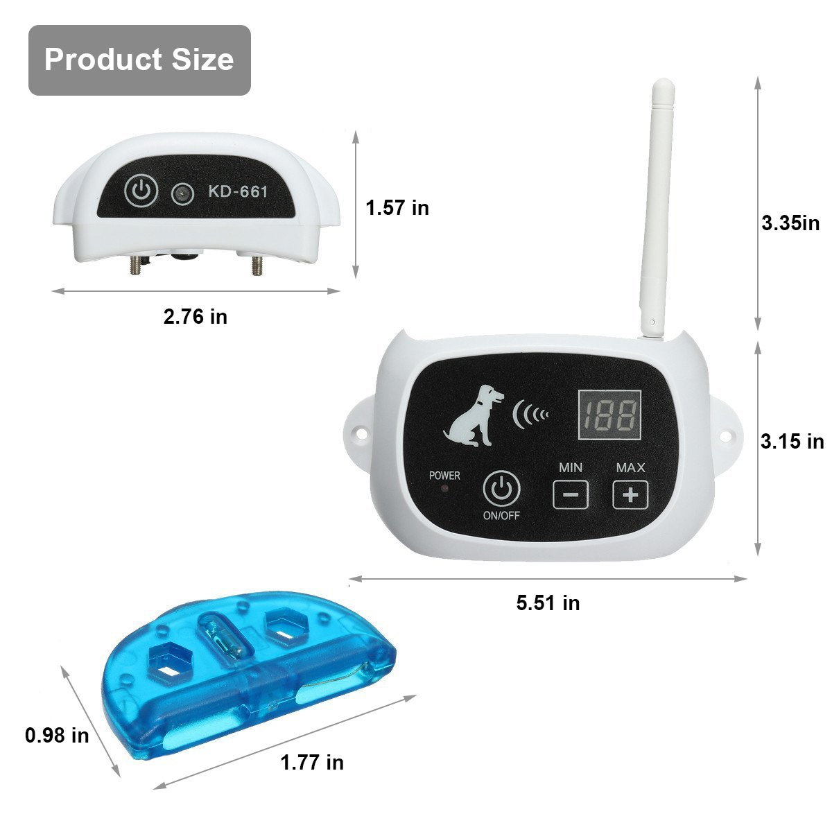 Dog Fence Wireless Containment System,Focuspet Outdoor Invisible