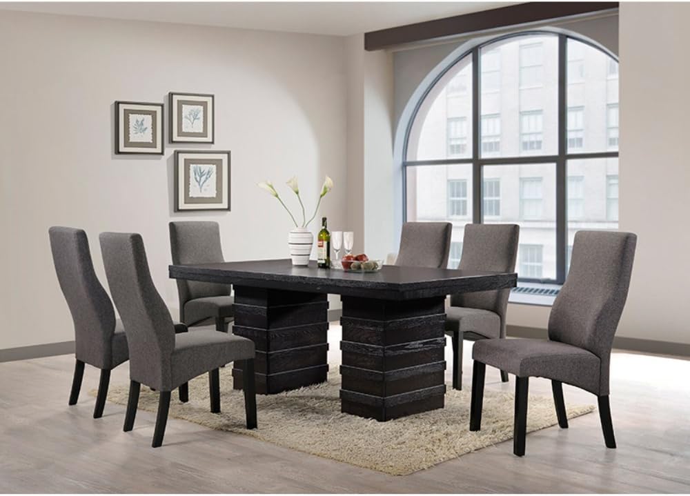K and B Furniture Co IncCappuccino Wood Dinette Table.