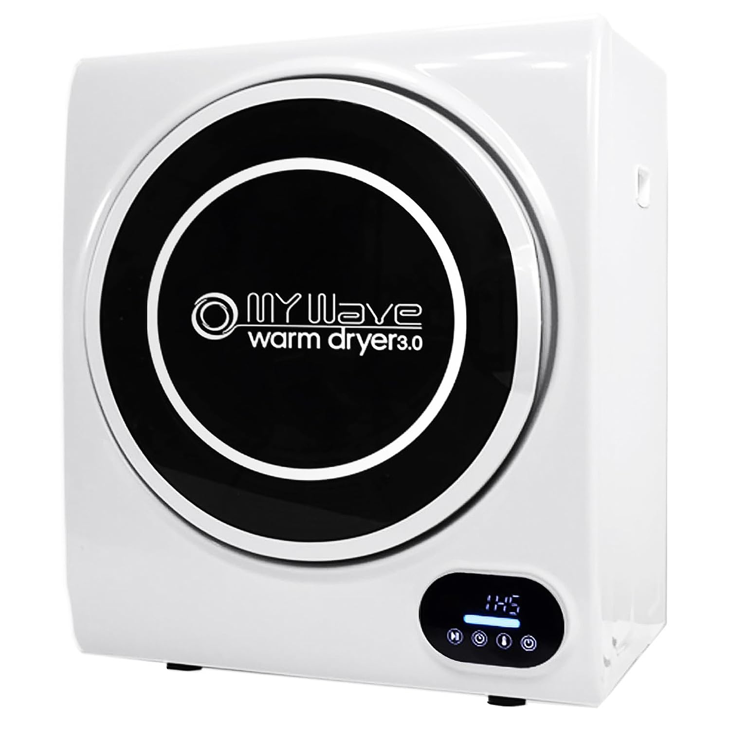 eモンズ ［当社製品保証１年！インボイス対応！］ 小型衣類乾燥機 【 マイウェーブ ウォームドライヤー3.0 】 ホワイト 日本語マニュアル付き 3kg 靴 小物乾燥棚付 タッチパネル 工事不要 省電力 省スペース 靴 衣類 小型乾燥機 靴乾燥機 衣類乾燥機 くつ乾燥 小型 コンパクト 新生活 一人暮らし商品画像