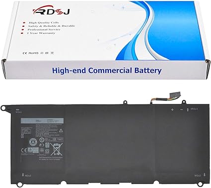 56wh 90v7w Laptop Battery Replacement For Dell Xps13 Xps 13 9343 9350 Xps13 9350 D1608 Xps13 9350 13d 9343 3708 Ultrabook P54g P54g001 P54g002 5k9cp Din02 9ov7w 4 Cell 7 6v 7435mah Laptop Accessories Computers Accessories