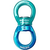 S.E.PEAK 35kN Swing Swivel, CE Certified 360°Rotational Device, Silent Hanging Accessory for Tree Swing, Aerial Dance