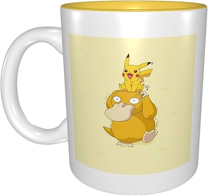Amazon Co Jp ピカチュウ コダック 陶器 マグカップ コーヒーカップ 撥水マグ マグ 耐熱 電子レンジ温め 真空断熱 かっこいい ホーム キッチン