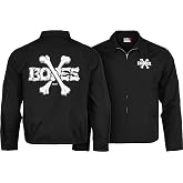Powell Peralta Cross Bones Jacket, Black, Extra Large