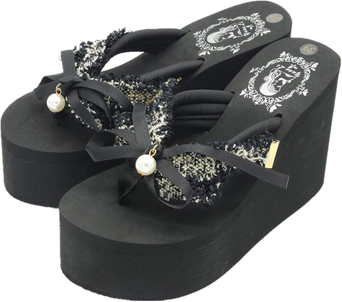 chunky platform flip flops