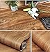 Self Adhesive Vinyl Faux Wood Grain Contact Paper for Kitchen Cabinets Shelves Table Desk Countertop Door Furniture Removable (24x117 Inches)