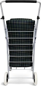 Oypla 4 Wheel Folding Shopping Trolley Bag Cart 95x54x54cm view 9