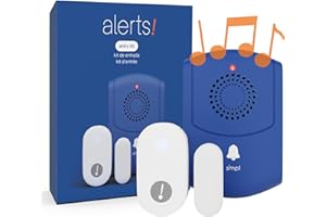 SMPL Alerts Wireless & Wearable Alerts Pager, Elderly Assistance, Caregiver Paging System, Security/Motion Sensors, Senior & Kids Safety, Live Technical Support