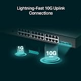 TP-Link SG3428XMP 24 Port Gigabit PoE+ 10GE SFP+ Managed Network Switch view 5