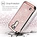 LG Stylo 2 Case, LG Stylus 2 Plus Case, LG Stylo 2 V Case, BENTOBEN Glitter Slim Hard Cover Hybrid Soft Bumper Shockproof Protective Phone Case for LG Stylo 2/ Stylus 2 Plus/K530/MS550/LS775 Rose Gold