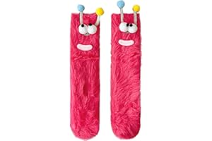 TFTSR Crazy Funny Fuzzy Silly Socks for Kids Women,Girls Fluffy Slipper Novelty Fun Socks,Boy Men Cute Cozy Soft Animal Socks