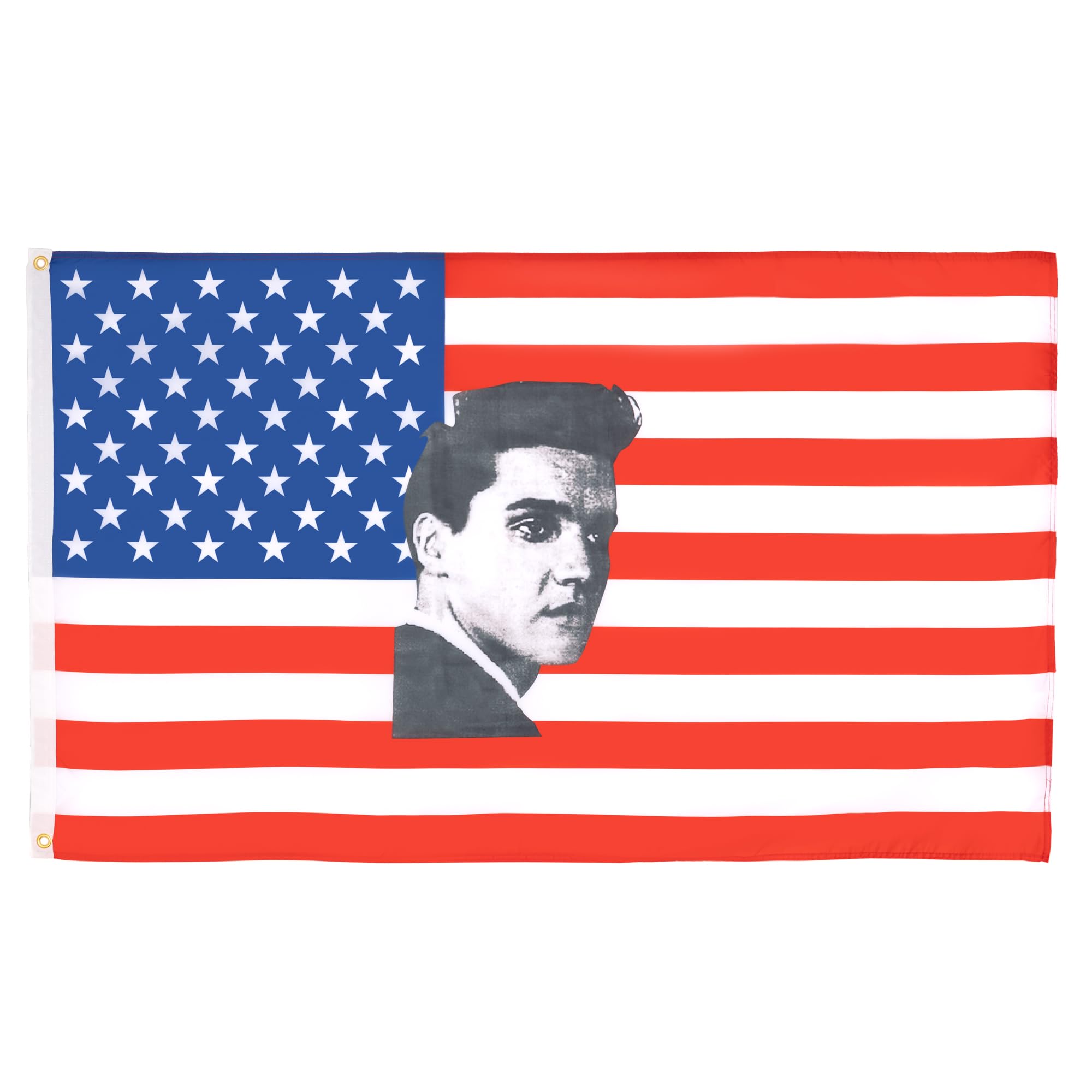 AZ FLAG - Usa Elvis Flag - 3x5 Ft - 100D Polyester American Banner with Two Metal Grommets - Fade Resistant - Vivid Colors - 3' x 5' Feet - 150x90 Cm