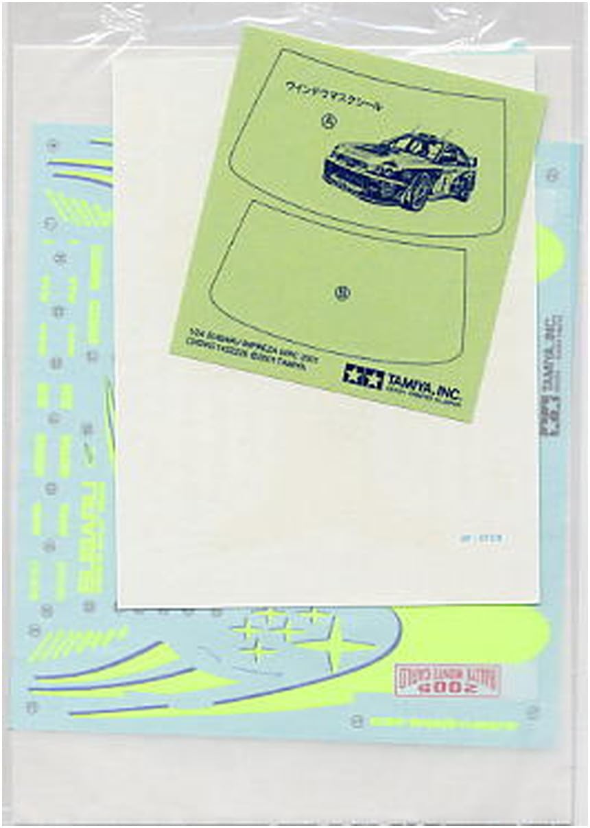 Tamiya 24281 1:24 Subaru Impreza WRC Monte Carlo 2005 - Modellbau, Plastik Bausatz, Hobby, Basteln, Kleben, Modellbausatz, Modell, Plastikmodellbau, Gold 5