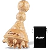 ONUEMP Cellulite Massage Tool, Wood Therapy Massage Tools Lymphatic Drainage Massager, Maderoterapia Kit Colombiana Lipedema Massagers Meridian Brush for Fascia Release, Body Sculpting