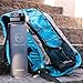 SOPHISTICATED Water Bottle, 32oz Large - Eco-Friendly Tritan Co-Polyester Plastic - with Flip Top Lid & Adjustable Strap - BPA Free - Best for Gym, Cycling, Camping, Running