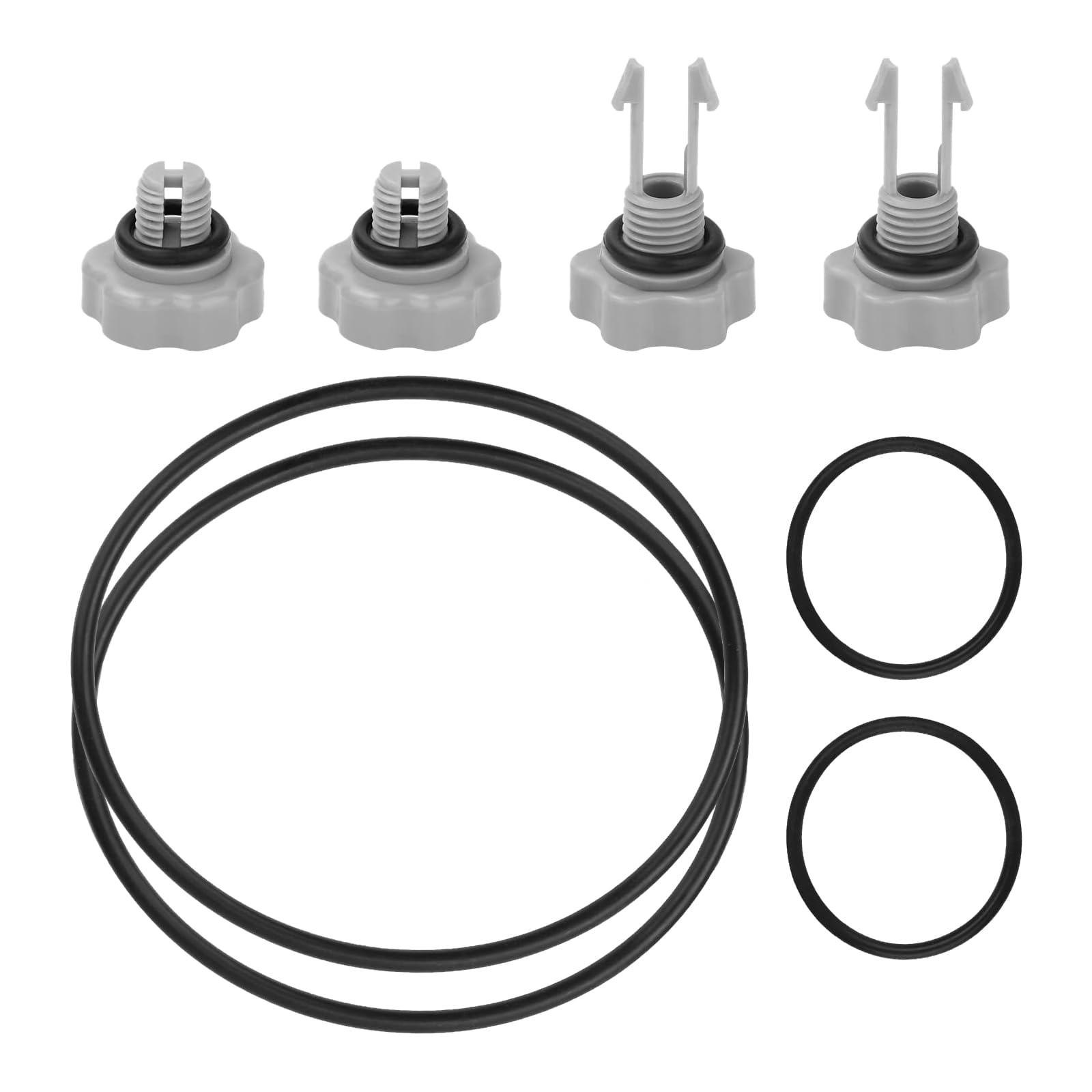 Divove 25004/2500 Filter Pump Replacement Seal Set Suitable for Intex Pool Filter Pumps Replacement Parts (Includes 5 Types of Parts) Pool Pumps Replacement Parts & Accessories