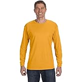Gildan Men's Preshrunk Taped Neck Heavy Rib Knit T-Shirt