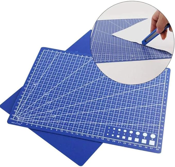 gohigher A4 Plastic Self Healing Cutting Mat Craft Quilting Grid Lines Print Scale Plate