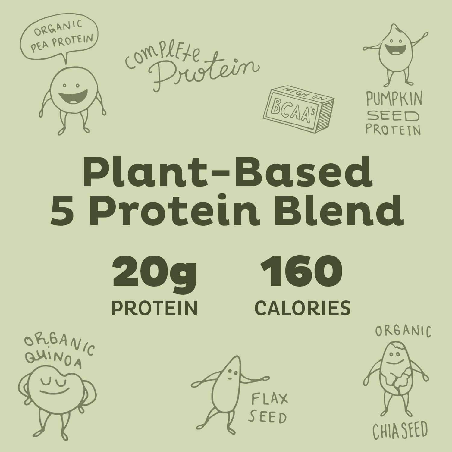 Amazon.com: KOS Organic Plant Based Protein Powder - Mezcla ...