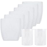 KEEPOW Cloth Vacuum Filters T-03193 443060-3 Compatible with Makita Cordless Vacuums XLC02RB1W, XLC02ZB, CL070D, CL100D, CL106FD, CL110D, CL140FD, CL141FD, CL180FD, CL181FD (6 Filters+2 Pre-filters)