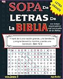 SOPA de LETRAS de la BIBLIA, Volúmen 1 (Volume 1) (Spanish Edition) by Jaja Books