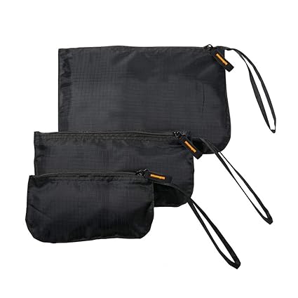 TravelXOXO Travel Bags, Compact and Durable Toiletry Bag Organizers -Pack of 3 Pieces