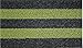 GrassWorx Patio Stripe Doormat, 18 by 30-Inch, Black Olive