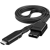 HDSUNWSTD N64 to HDMI Converter Adapter Support Audio Video Output,HDMI Link Cable for N64 Modes,Plug and Play, Support HD 1080P/720P Display