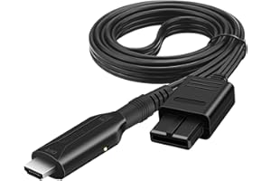 HDSUNWSTD N64 to HDMI Converter Adapter Support Audio Video Output,HDMI Link Cable for N64 Modes,Plug and Play, Support HD 1080P/720P Display