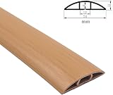 GELINTONG Floor Cord Cover 1.5m Cable Protector Trunking Hider Self-Adhesive PVC view 2