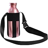 SZSUYAD Water Bottle Shoulder Strap, Suitable for 12-32oz, Adjustable Crossbody Bottle Strap For Outdoor(Bottle Excluded)