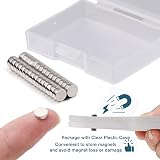 FINDMAG 30 Pack Magnets 8x3 mm Fridge Whiteboard Case Storage 15+ view 3