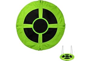 CHYXQH Green 40-Inch Dish Tree Swing Replacement Fabric Cover,Oxford Fabric Outdoor Circle Swing Replacement Parts