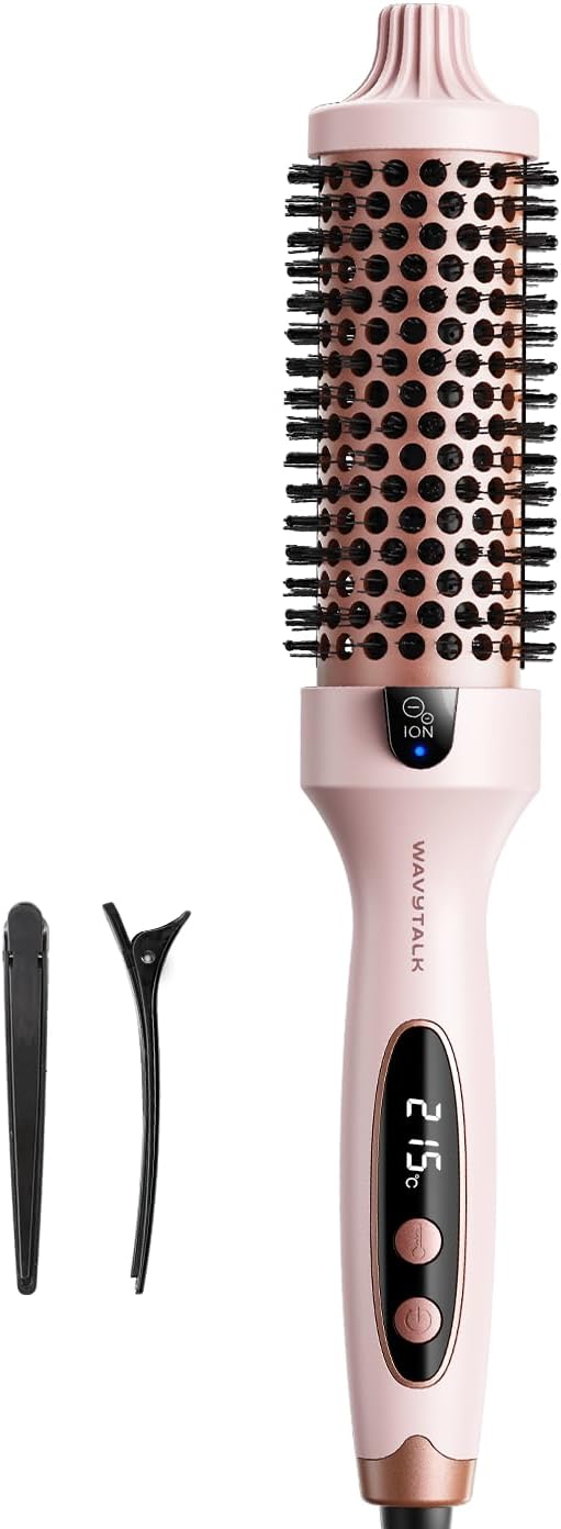 Wavytalk Blowout Boost Thermal Round Brush for Dry Hair