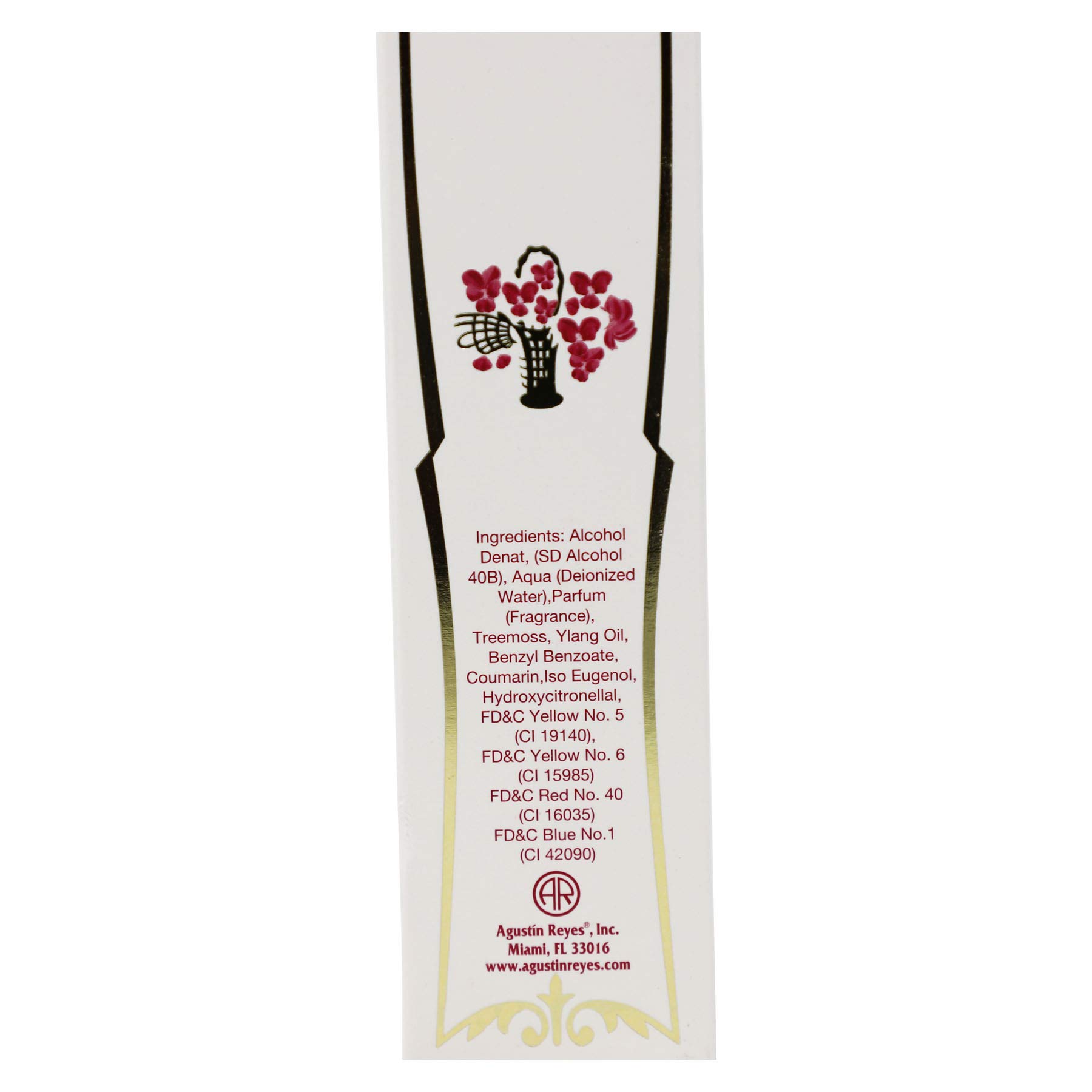 Agustin Reyes Royal Violets Eau de Cologne Gently and Refreshing for Baby Skin, Relaxing Aroma, 2-Pack of 5.0 FL Oz, 2 Glass Bottles