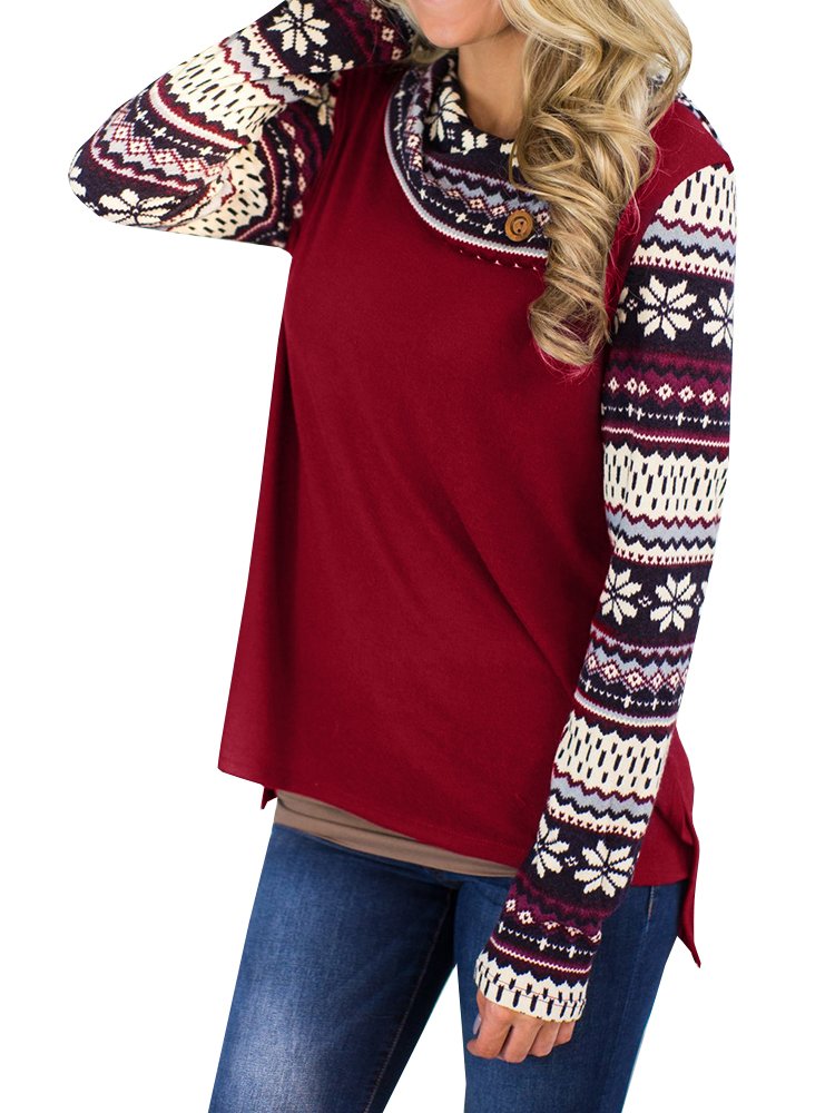 Inorin Womens Casual Cowl Neck Lightweight Sweatshirt High Low Raglan Long Sleeve T Shirt Shirts Tops