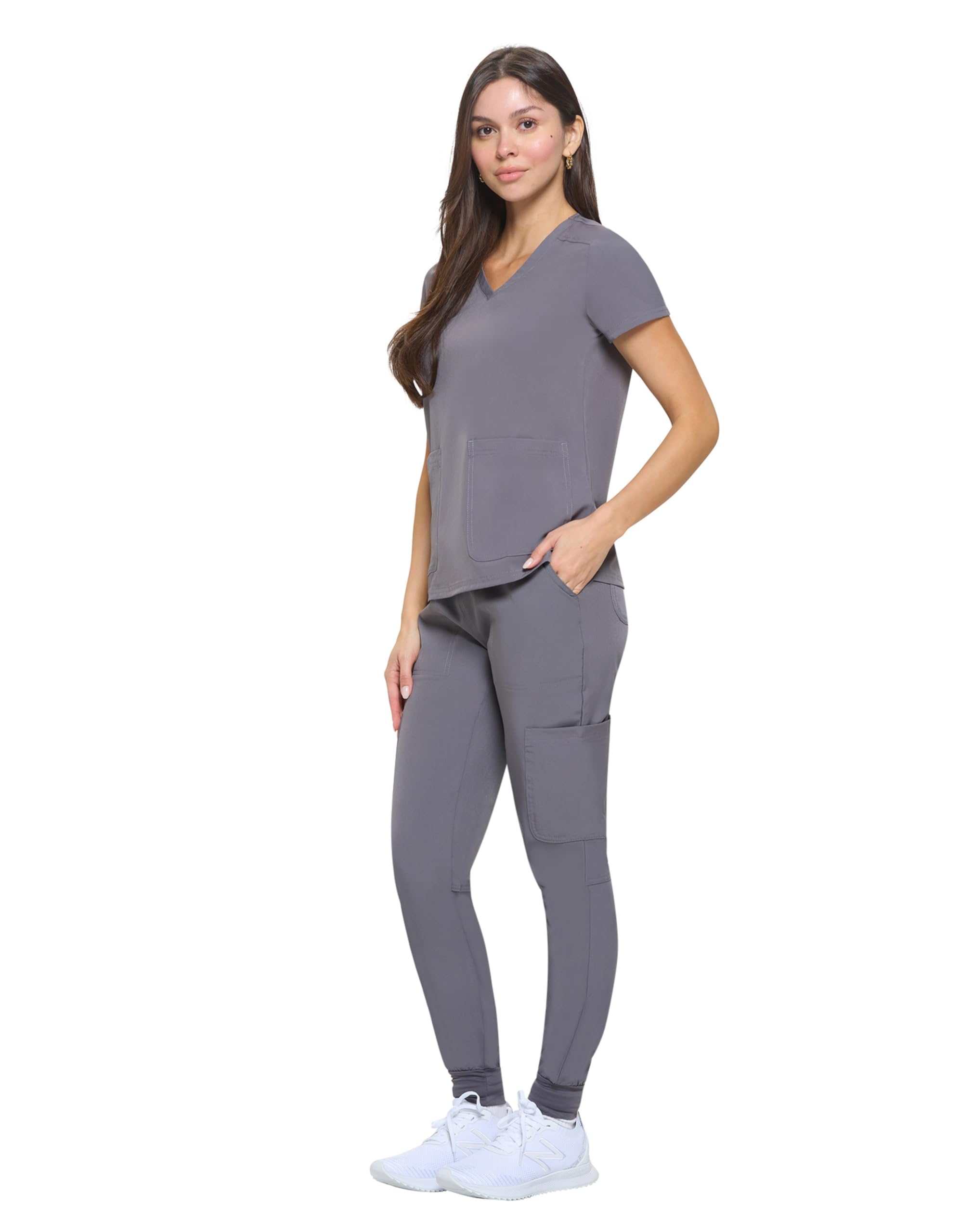 M&M SCRUBS Women's Essential Jogger Scrub Set