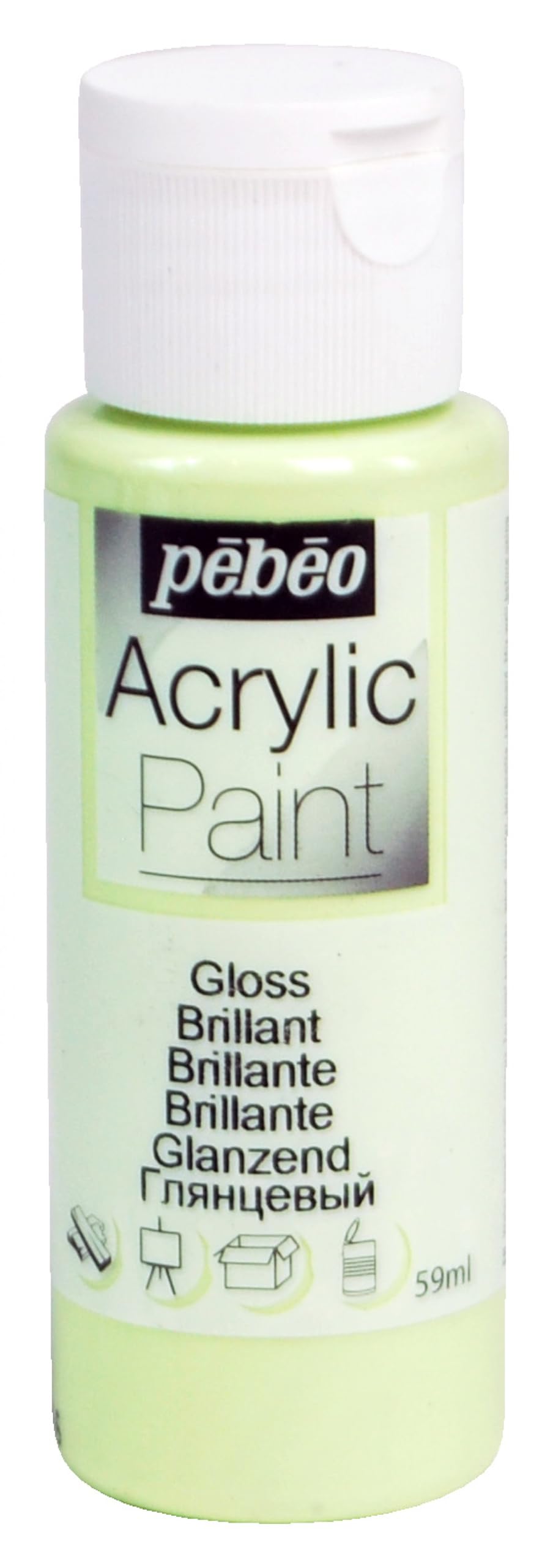 PEBEO Acrylic 59ML Gloss PISTACH, 3.3 x 3.3 x 10 cm, Pistache