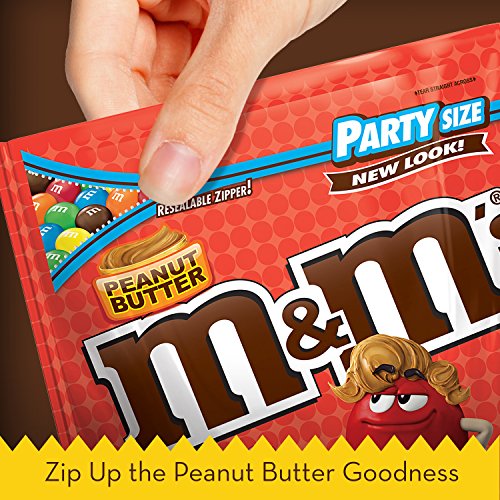 M&M's Peanut Butter Chocolate Candy Party Size 38-Ounce Bag - Thumbnail 2