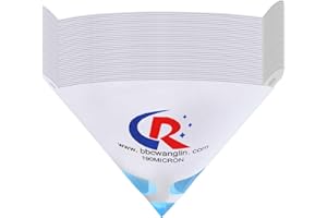 CR CHRWLIN Pro Grade Paint Strainer, 50pcs 190 Micron Fine Nylon Mesh Paper Filter, Anti-Clogging for Smooth Paint Flow, for 