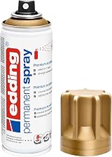 edding 5200 Matt Gold Acrylic Permanent Spray Paint 200ml for Glass Metal Wood view 1
