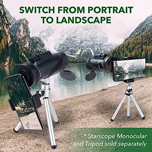 STARSCOPE Adjustable Monocular Phone Mount Universal Telescope Phone
