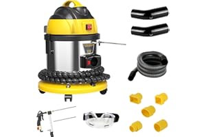 QPKING Walnut Sand DE-Carbon Cleaner HTS558 Walnut Blaster Cleaner Automotive Valvetronic System Carbon Deposition Cleaning Engine Intake Pipe Valve Clean Machine 110V/220V